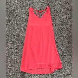 Altar’d State Bright Coral Pink Dress